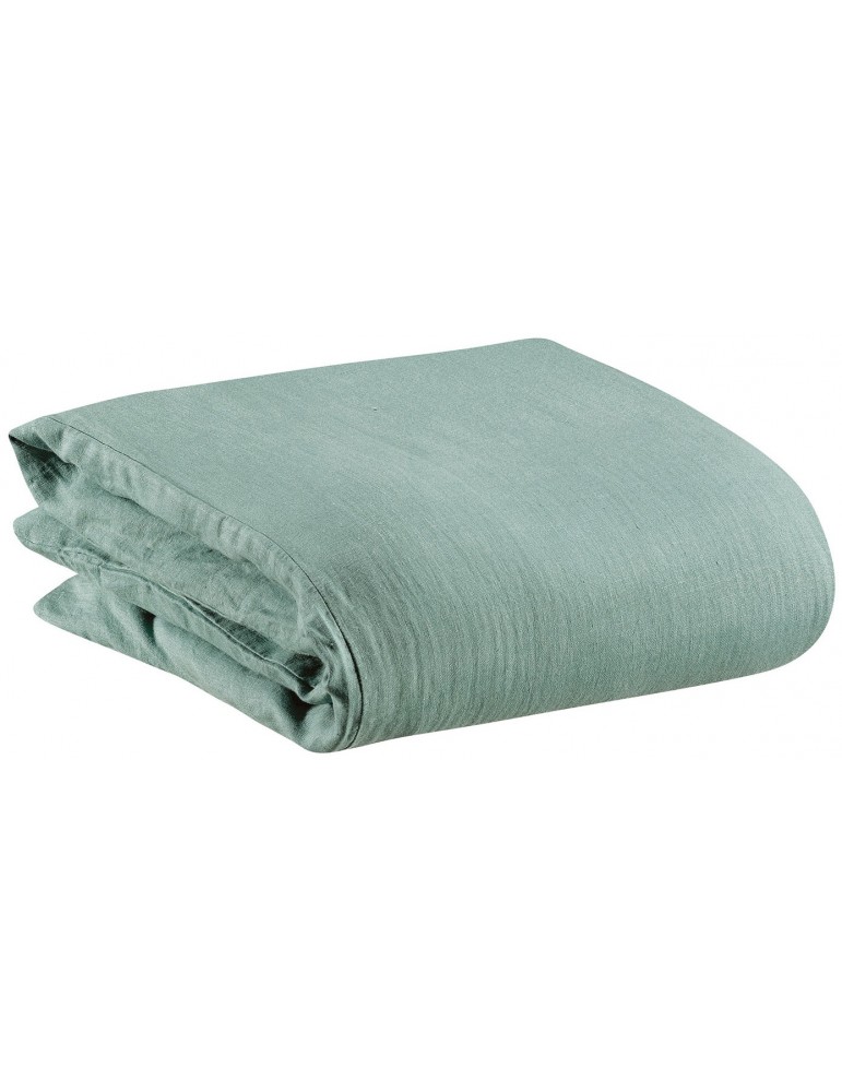 Housse de couette Zeff Vert de gris 140 x 200 1308023000Vivaraise