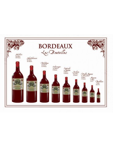 Torchon Bouteille Bordeaux Blanc 72 X 48 8491241000Winkler