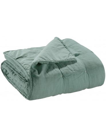 Chemin de lit Zeff Vert de gris 90 x 240 7049020000Vivaraise