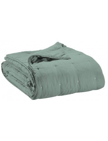 Jeté de lit Zeff Vert de gris 180 x 260 3045020000Vivaraise