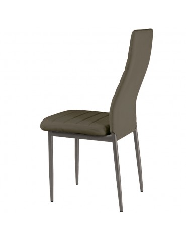 Lot de 4 chaises Stratus Taupe mlm112157taupe