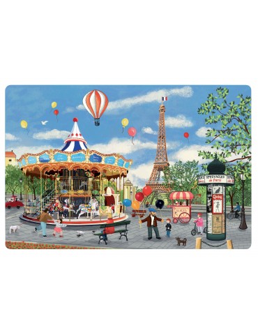 Set de table Carrousel Tour Eiffel Assortis 30 x 45 5797090000Winkler
