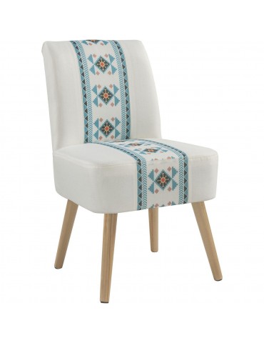 Fauteuil design texan wanda turquoise 13810M1