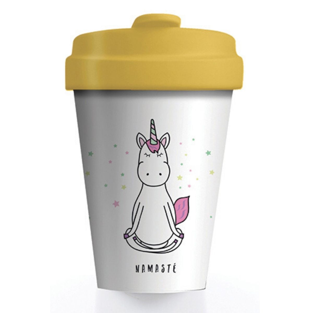 Mug de voyage chic mic licorne  400 ml Bamboo  Cup  CMBCP233