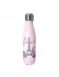 Bouteille isotherme inox 500ml Rose - Paris en fleurs BOUTH20T01- roseKiub