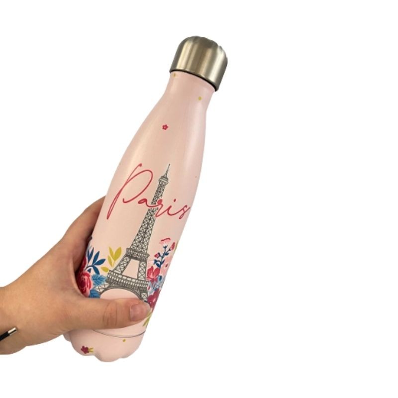 Bouteille isotherme inox PASTEL ROSE 500ml - I Feel Gourde !