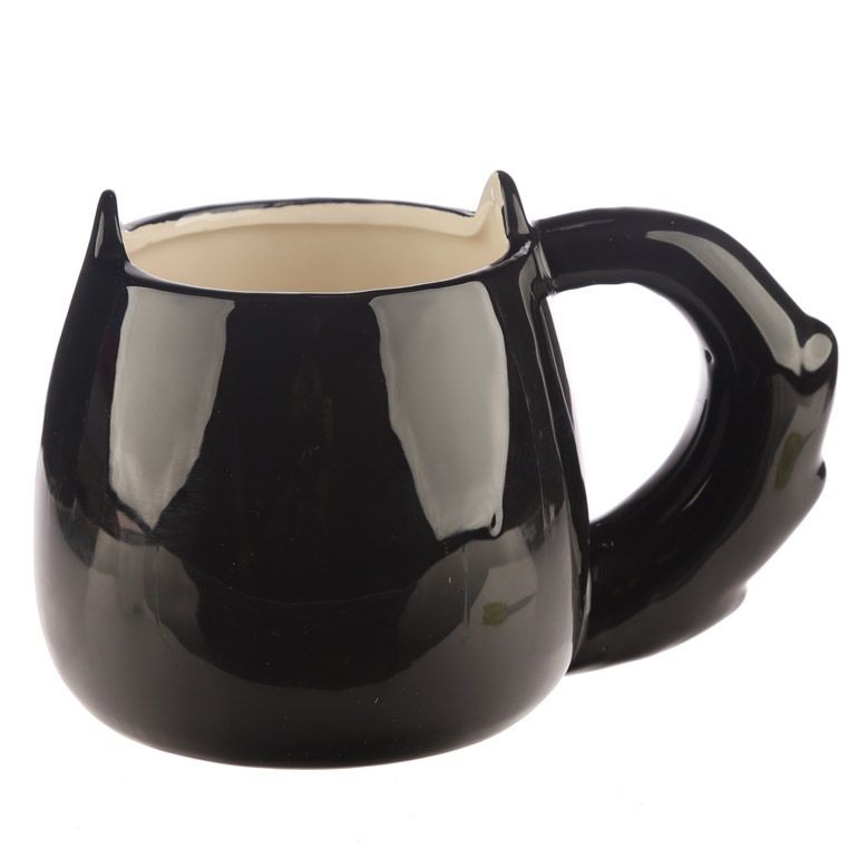 Mug - Tasse à café - Animaux domestiques - Chat - Animaux - Zwart - Wit -  Mugs - 350