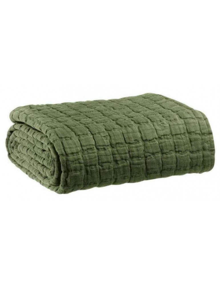 Plaid Swami Olive 130 x 200 3801026000Vivaraise