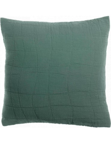 Coussin recyclé Titou Vert de gris 45 x 45 1895420000Vivaraise