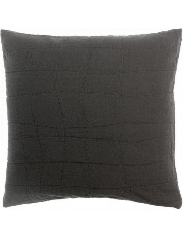 Coussin recyclé Titou Carbone 45 x 45 1895475000Vivaraise