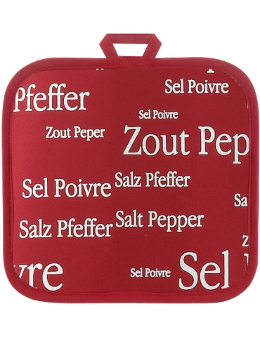 Manique Sel & Poivre rouge 20 X 20 2248735000Winkler