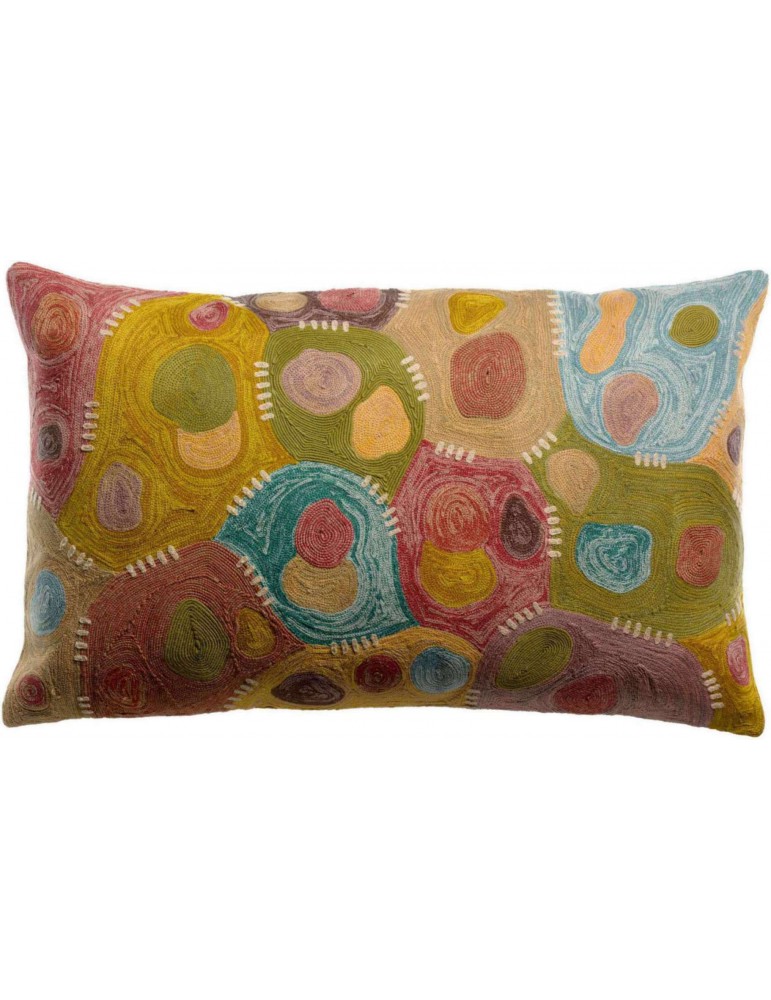 Coussin brodé Nestor Mineral 40 x 65 1993000000Vivaraise