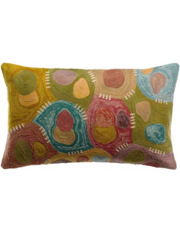 Coussin brodé Nestor Mineral 30 x 50 1992000000Vivaraise