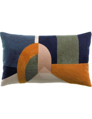 Coussin brodé Hivana Cobalt 30 x 50 1997065000Vivaraise