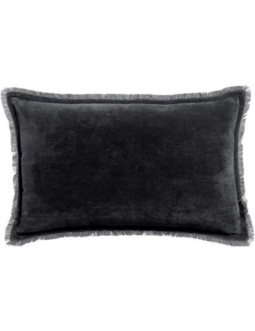 Coussin uni Fara Caviar 30 x 50 5019079000Vivaraise