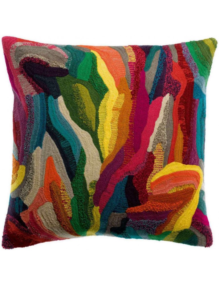 Coussin brodé Betty Multico 45 x 45 1994001000Vivaraise