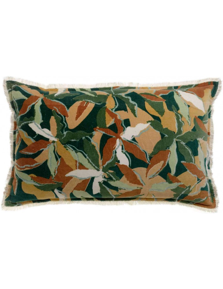 Coussin imprimé Alina Pétrole 40 x 65 1120068000Vivaraise