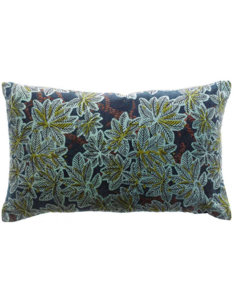 Coussin imprimé Ariane Pétrole 30 x 50 1124068000Vivaraise