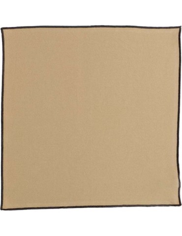 Serviette de table recyclée Grace Camel 40 x 40 1788085000Winkler