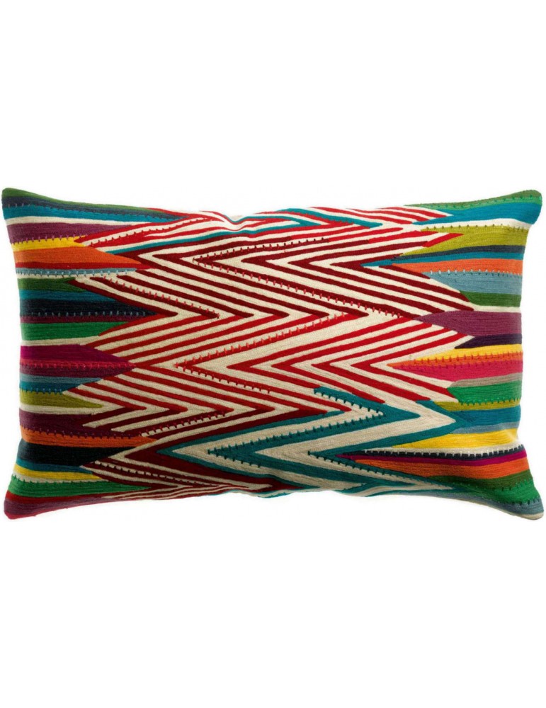 Coussin brodé Zuma Multico 40 x 65 1930000000Vivaraise