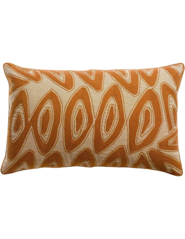 Coussin brodé Leya Cuivre 40 x 65 1928080000Vivaraise