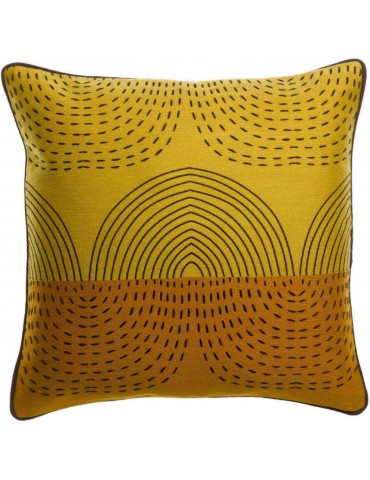 Coussin brodé Etna Mirabelle 45 x 45 1923040000Vivaraise