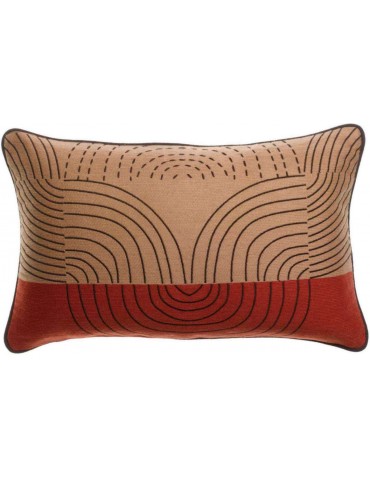 Coussin brodé Etna Sienne 30 x 50 1924054000Vivaraise