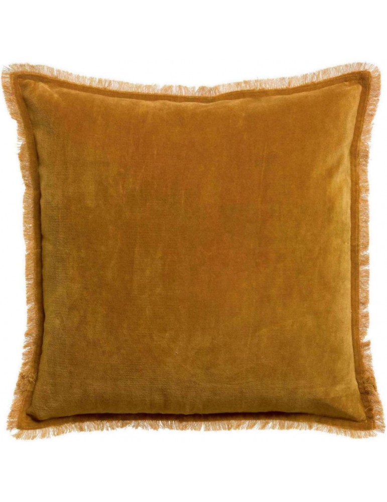 Coussin uni Fara Safran 45 x 45 5015044000Vivaraise