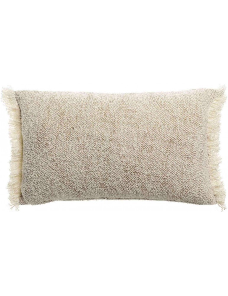 Coussin chiné Jane Cacao 30 x 50 1932088000Vivaraise