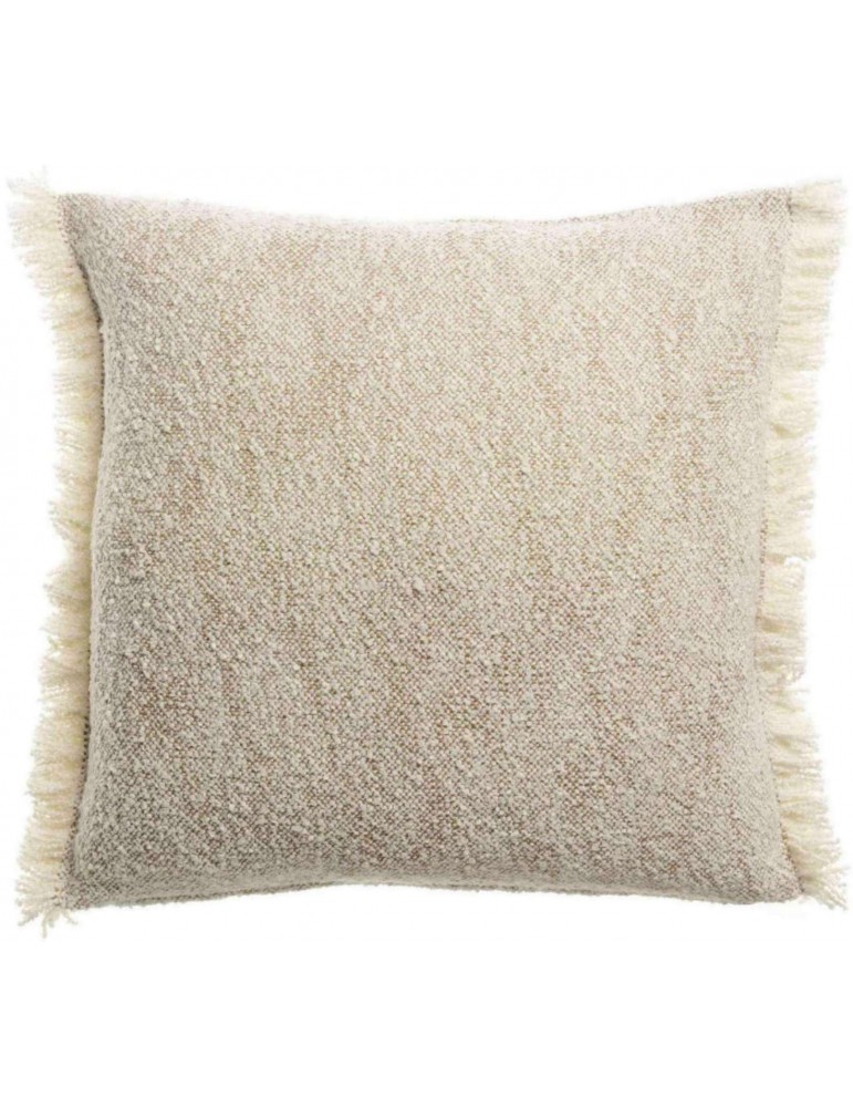 Coussin chiné Jane Cacao 45 x 45 1931088000Vivaraise