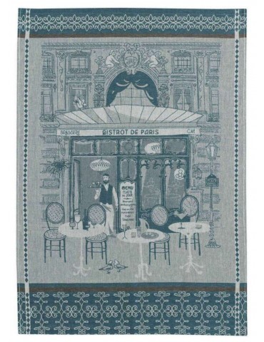 Torchon jacquard Bistrot Bleu 50 x 70 2028050000Winkler