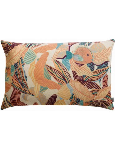 Coussin imprimé Dori Papaye 40 x 65 2013041000Vivaraise